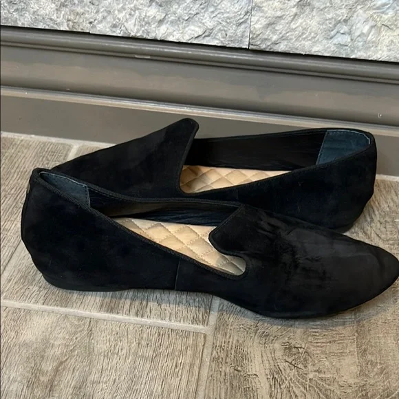 Birdies Black Suede Loafers size 8 - Picture 9 of 11